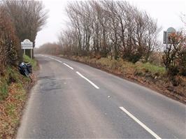 Looking back to Somerset from the border with Devon near Challacombe