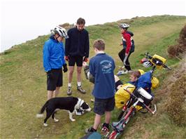 Lunch on the coast path