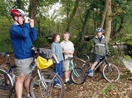 The group at Totnes Weir