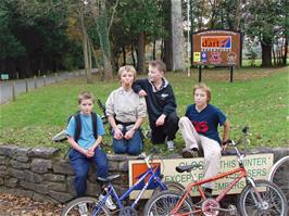 The youngsters at River Dart Country Park