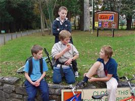The youngsters at River Dart Country Park