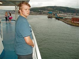 Leaving Swansea on the overnight ferry to Cork