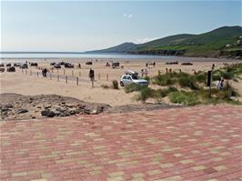Inch beach, our afternoon refreshment stop, 33.1 miles into the ride