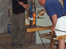 Adding a handle to the water jug