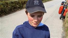 Josh Ham is proud of his Dung beetle