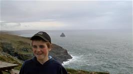 Spectacular sea views from Tintagel Youth Hostel, located right on the coast
