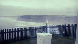 Panoramic views from the dining room at Perranporth Youth Hostel