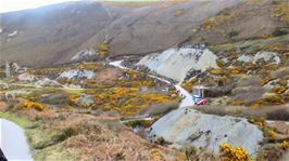View back to the RNLI Motorbike Scramble as we continue towards St Agnes