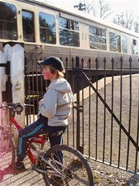 Josh at Staverton station