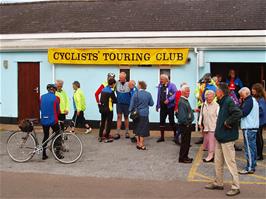 The CTC anniversary meet-up at Starcross village hall - new photo for 2025