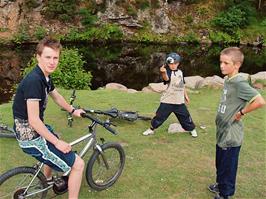 Joe, Glen and Dennis at Spitchwick