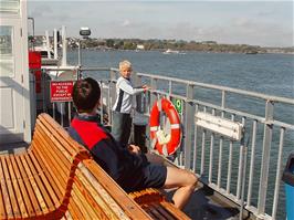 Crossing on the Torpoint Ferry from Plymouth - new photo for 2025