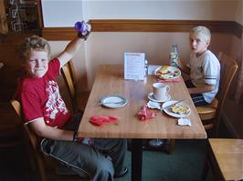 Refreshments at the Foxtor Café, Princetown