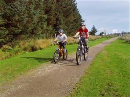 Setting off along the Princetown railway path