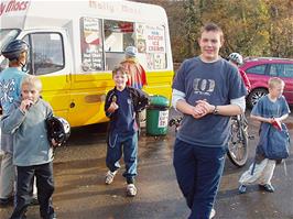 Refreshment stop at New Bridge