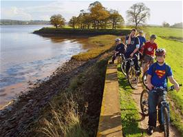 The narrow, muddy track along the Exe Estuary