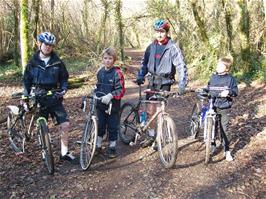 Joe, Josh, Tao and Dennis in Broadridge Woods