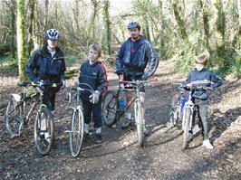 Joe, Josh, Tao and Dennis in Broadridge Woods