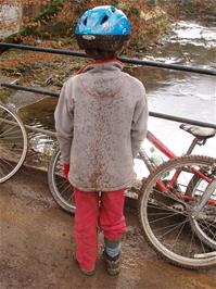 Donald had enjoyed the muddy descent past Manor Farm