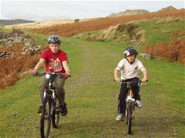 Ryan and Glen on the Princetown railway path