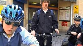 Preparing to leave Taunton station