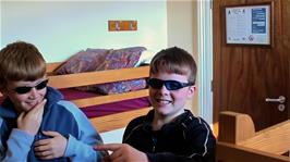 Ash starts his guided tour of Cheddar hostel