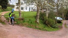 Leaving Quantock Hills Youth Hostel for the very last time.  A sad day.