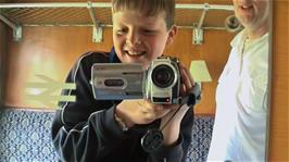 Ash gets to do some recording on the steam train from Watchet to Bishops Lydeard
