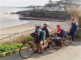 Leaving Looe on the coast path