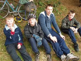 The group after lunch on the Venford track