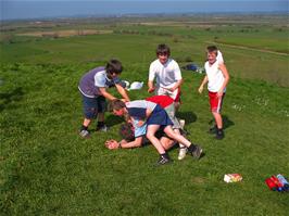 Michael under attack on Burrow Mump