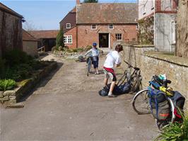 Preparing to leave the Willows and Wetlands Centre, Meare Green