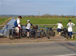 The group at Beer Wall, Othery