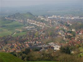 View to Glastonbury from the Tor