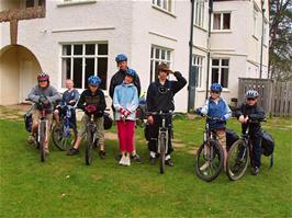 Final group photos at Quantock Hills Youth Hostel