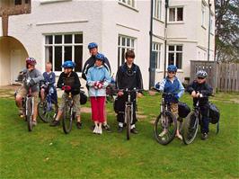 Final group photos at Quantock Hills Youth Hostel