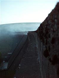 Fog rolling over the outflow
