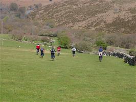 Enjoying the downhill to Stepping Stones