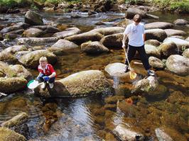 Olly and Matt enjoying Dartmeet
