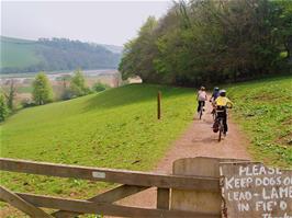 Sharpham cycle path