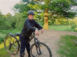 Ashley Freeman on Hembury Fort