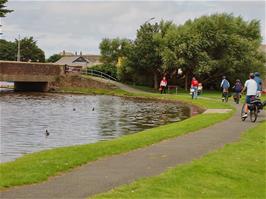 Following the Bude Canal towards The Crescent and the beach - new photo for 2025