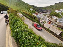 Boscastle, still under reconstruction after the floods of 2004 - new photo for 2025