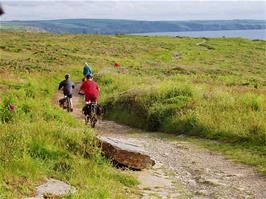 The approach to Tintagel youth hostel