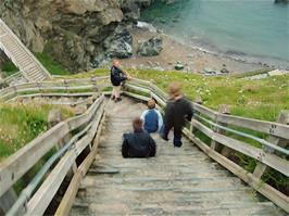 Exploring the area around Tintagel Castle, which is of course closed - new photo for 2025, taken without flash, that has been roughly refocussed using Topaz Photo AI