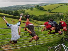 Acrobatics on Shuttaford Hill