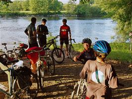 The group by Totnes weir - new photo for 2025
