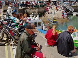 Lunch at Padstow harbour