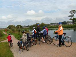 The Exeter Ship Canal path closer towards Exeter
