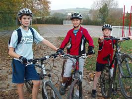 Freddie, Wolfie and Ashley at Broadhempston - new photo for 2025